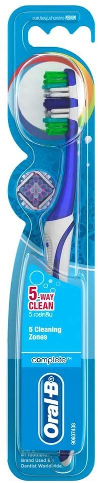 Complete 5 way clean soft tooth brush