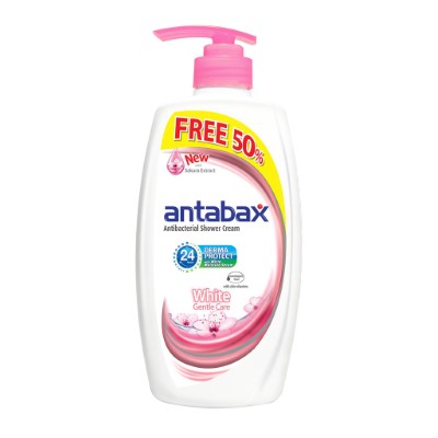 Antibacterial white gentle care shower cream 975ml