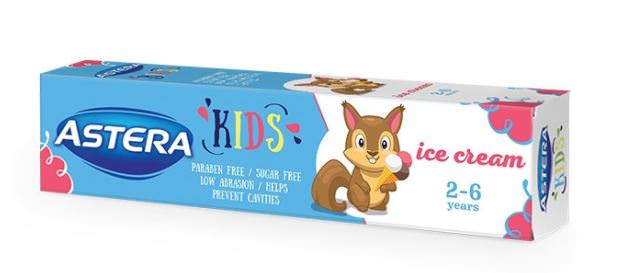 Kids 2-6 years ice cream toothpaste 50ml
