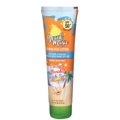 Sun block lotion cocoa florida beach surf SPF 51 150ml