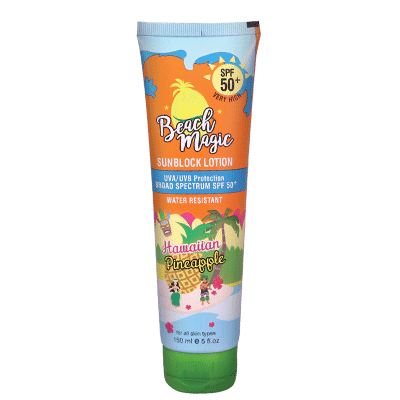 Sun block lotion hawaiian pineapple  SPF 52 150ml