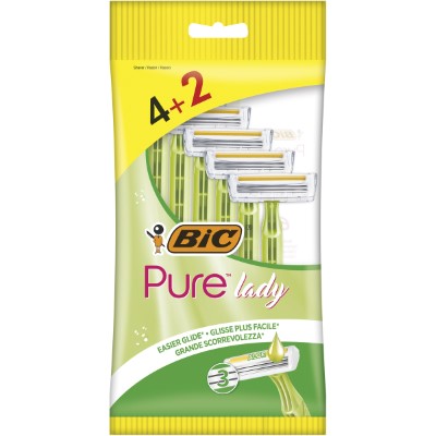 Pure lady razor 6pc pack