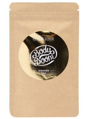 Shimmer gold coffee scrub 100g