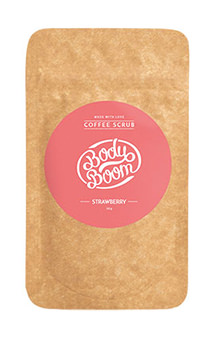 Strawberry coffee scrub 30g