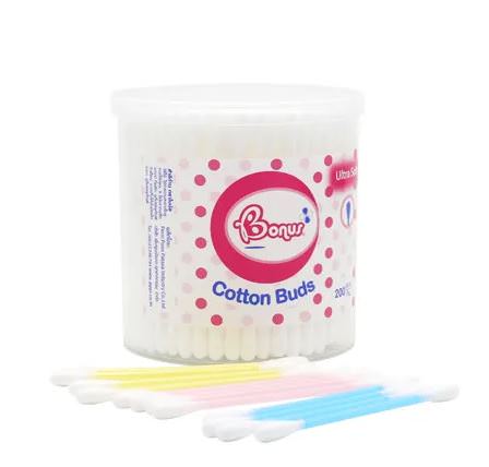 Ultra soft cotton buds flip top box 200pcs