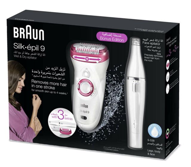 Silk epil9 wet & dry epilator