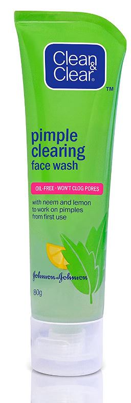 Pimple clearing with neem and lemon face wash 80g