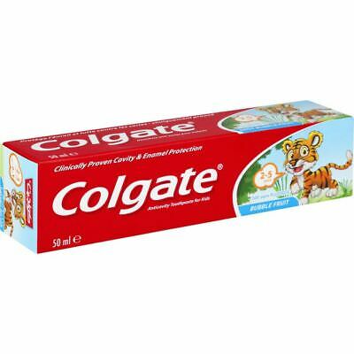 Kids bubble fruit flavor toothpaste for 2-5 years  50ml