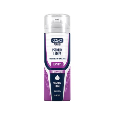 Sensitive vitamin E shaving foam for men 400ml