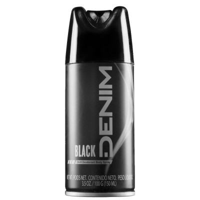 Black deodorant spray for men 150ml