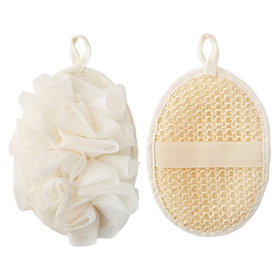 Double sided shower mitt 97120