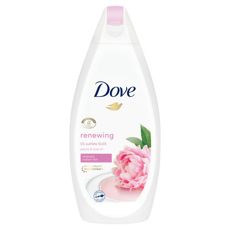 Renewing peony & rose oil body wash 500ml
