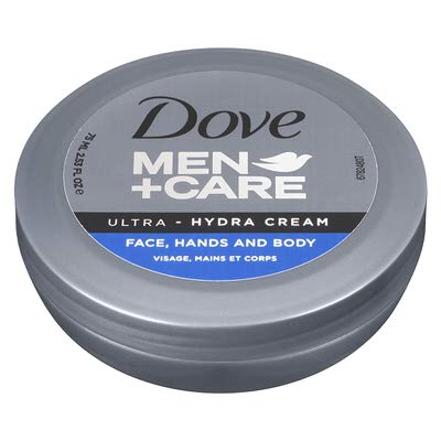 Men ultra-hydra cream for face, hands & body 75ml