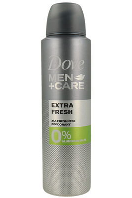 Men extra fresh 0% aluminium deodorant spray 150ml