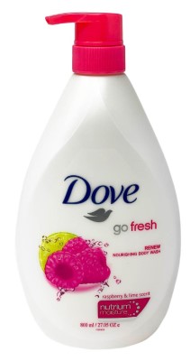 Go fresh renew raspberry & lime scent nourishing body wash 800ml