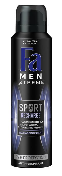 Men sport recharge deodorant spray 200ml