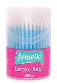 Cotton buds flip top box 100's