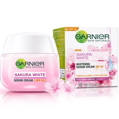 Sakura white whitening serum cream spf30 50ml