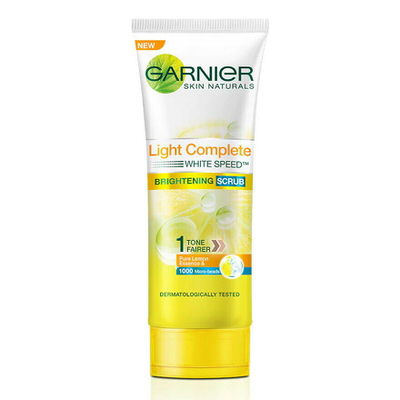 Light complete white speed pure lemon essence brightening scrub 50ml