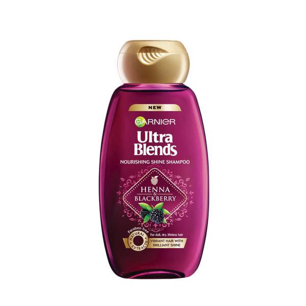 Ultra blends nourishing shine shampoo henna & blackberry 175ml