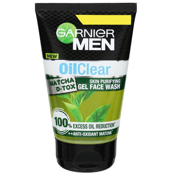 Men Oil clear skin purifying gel face wash 100g