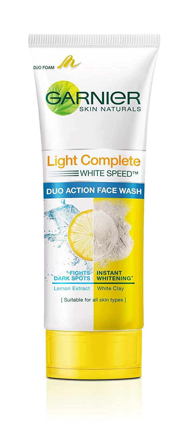 Light complete duo action face wash 100g