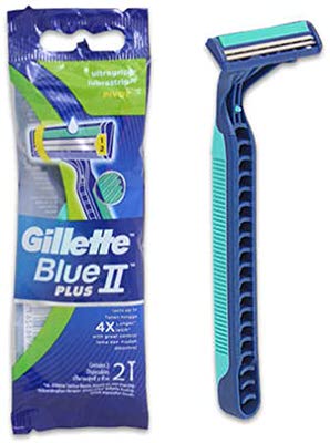 Blue II plus disposable pivot razors 2's