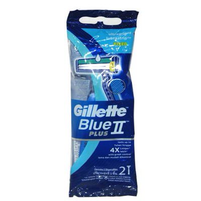 Blue II plus disposable fixed razors 2's