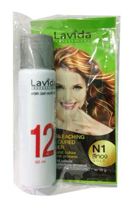 Hair bleaching & color powder N1 gold 60ml+15g