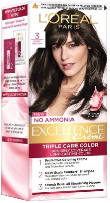 Excellence creme triple care color 3 dark brown 25g + 25ml