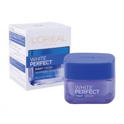 White perfect whitening + even tone night cream 50ml