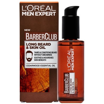 Men expert barber club long beard & skin oil 30ml