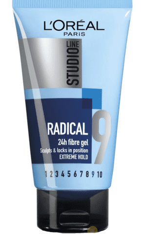 Studio line radical 9 24hr fiber gel extreme hold 150ml