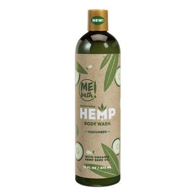 Moisturizing hemp body wash cucumber 473ml