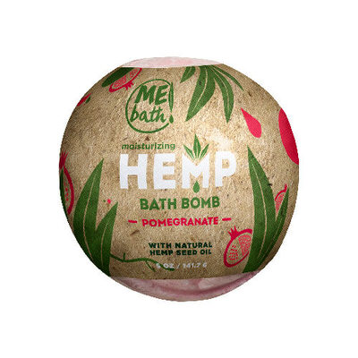 Moisturizing hemp bath bomb pomegranate 141.7g