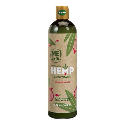 Moisturizing hemp body wash pomegranate 473ml