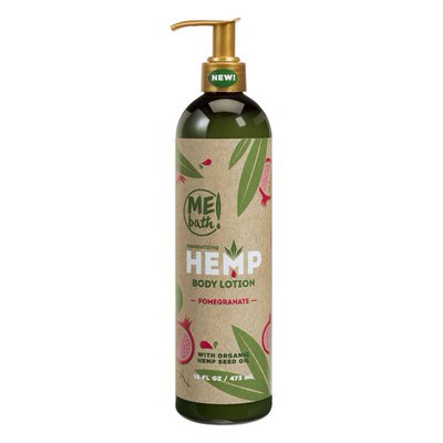 Moisturizing hemp body lotion pomegranate 473ml