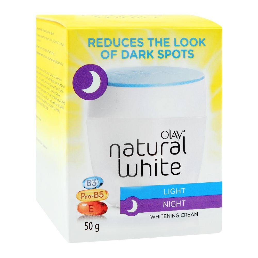 Natural white light night whitening cream 50g