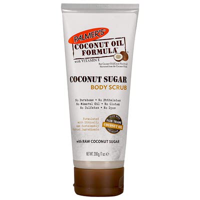 Coconut oil formula coconut sugar body scrub 200g