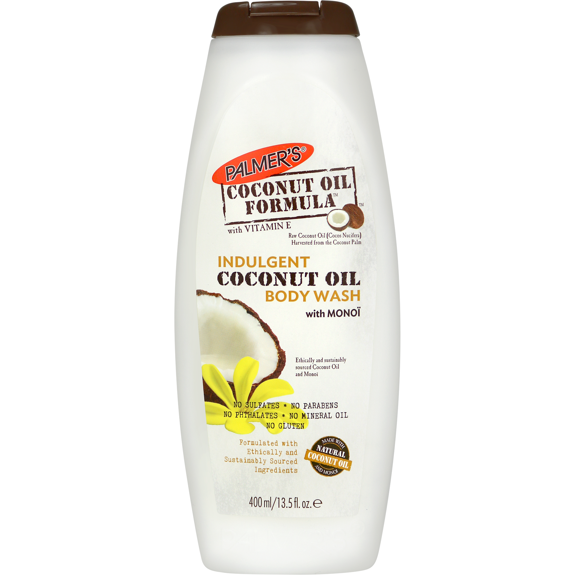 Indulgent coconut oil body wash 400ml