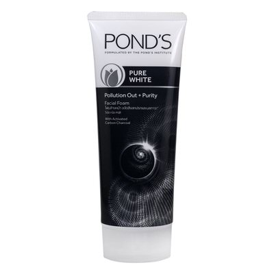 Pure white pollution out+purity facial foam 50g