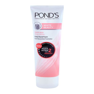 White beauty spot-less rosy white daily facial foam 50g