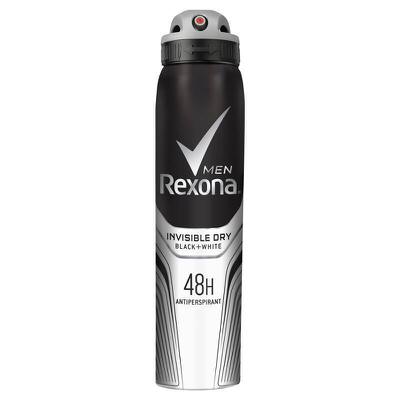 Invisible dry black + white deodorant spray for men 250ml