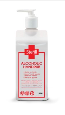 Alcoholic hand rub 500ml
