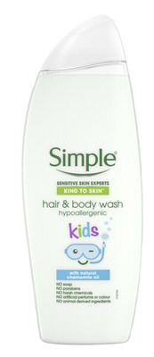 Kind to skin hair & body wash for kids hypoallergenic 500ml