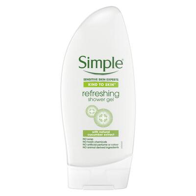 Kind to skin refreshing shower gel with cucumber extract 250ml