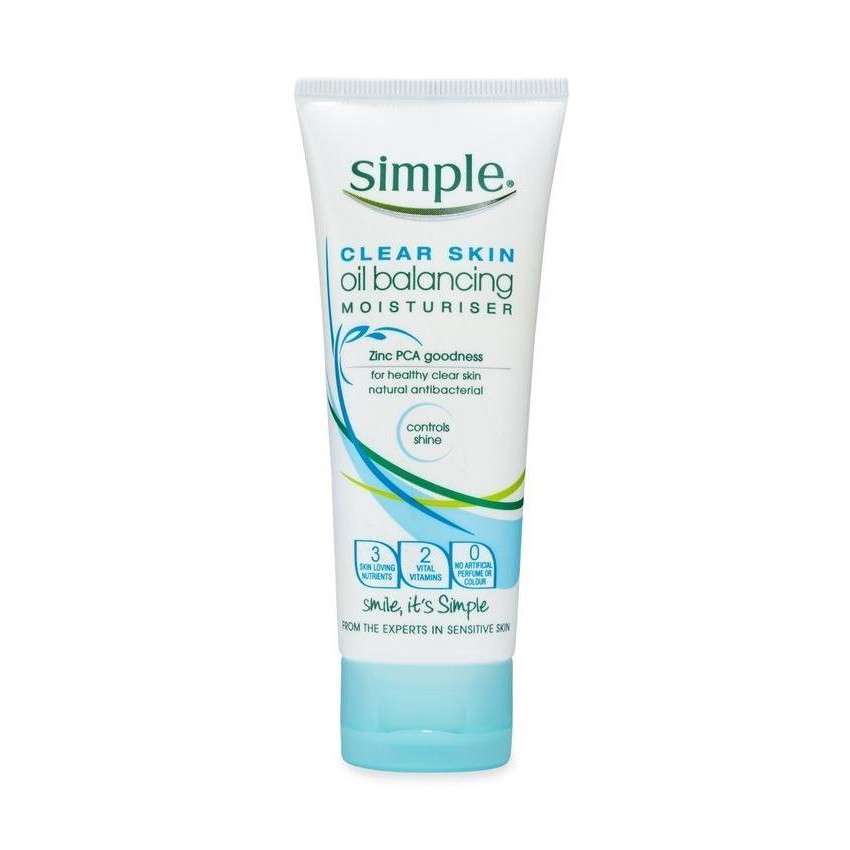 Clear skin oil balancing moisturiser 75ml