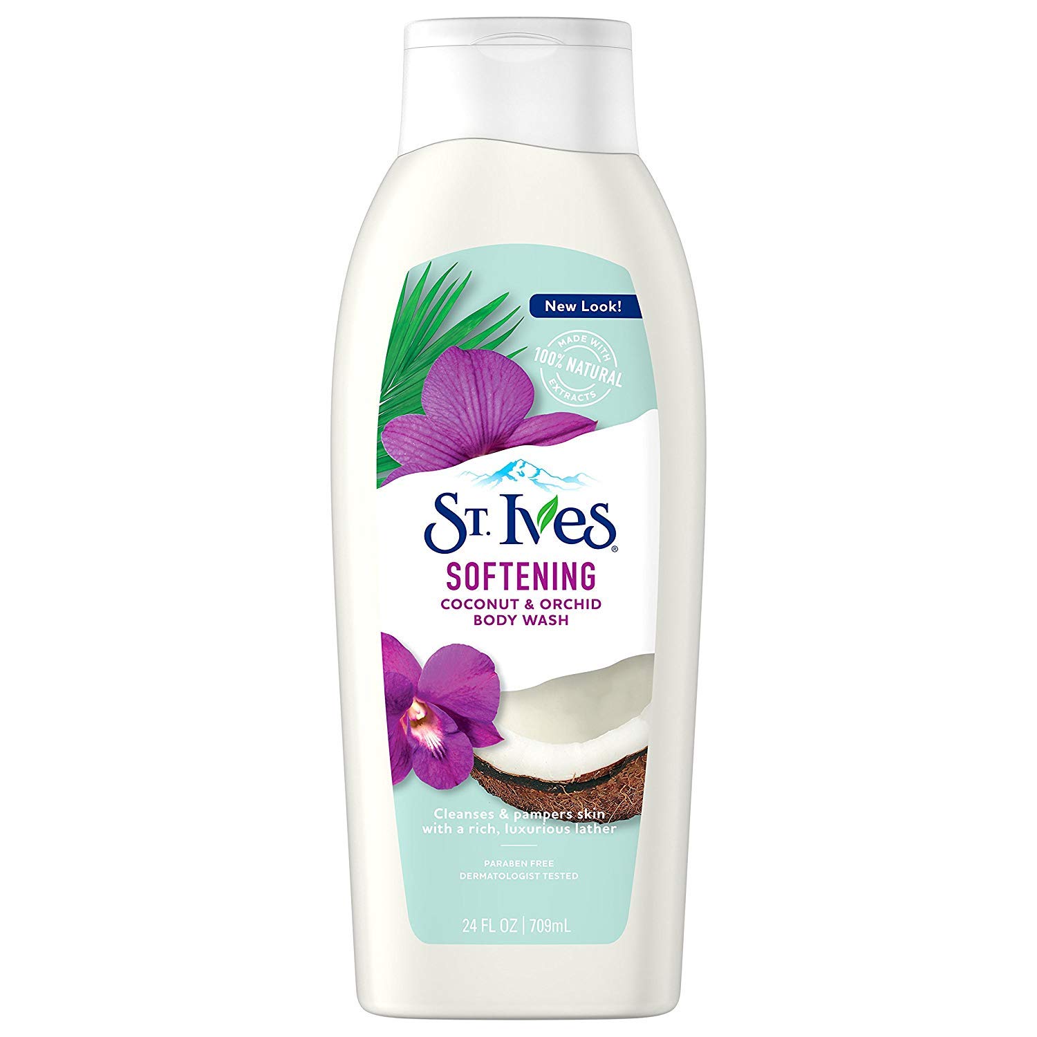 Softening coconut & orchid body wash 709ml