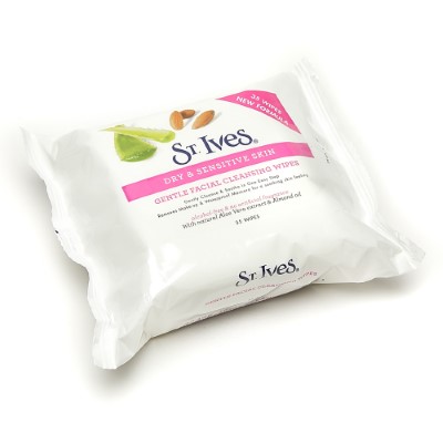 Gentle facial cleansing wipes for dry & sensitive skin 35 wipes