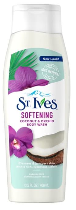 Softening coconut & orchid body wash 400ml
